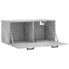 Seinäkaappi betoninharmaa 80x36,5x35 cm tekninen puu
