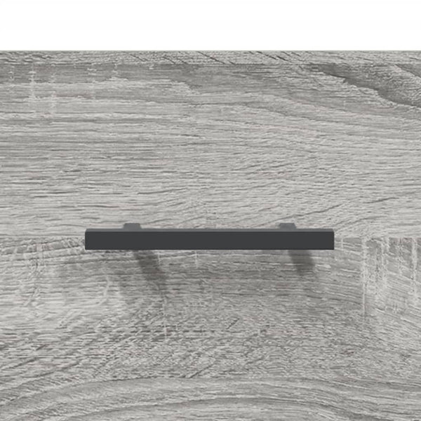 Seinäkaappi harmaa Sonoma 80x36,5x35 cm tekninen puu