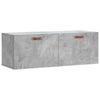 Betoninharmaa seinäkaappi Istinie 100x36,5x35cm (puinen)