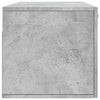 Seinäkaappi betoninharmaa 100x36,5x35 cm tekninen puu