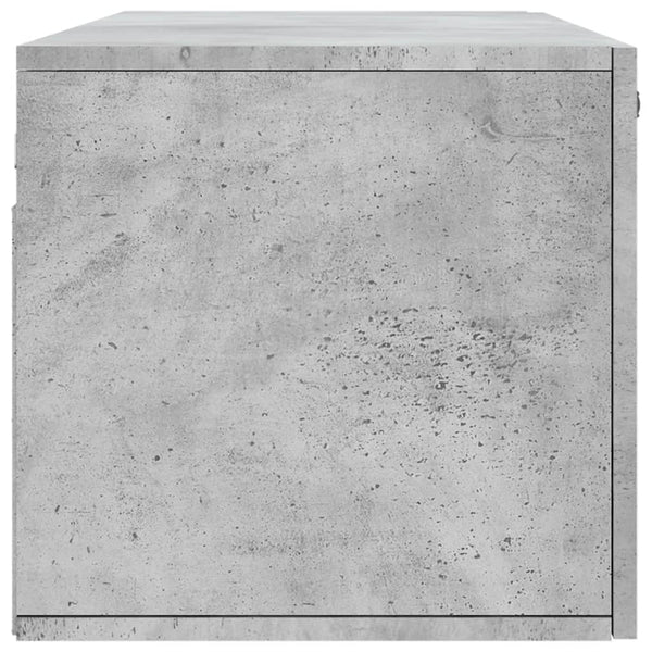 Seinäkaappi betoninharmaa 100x36,5x35 cm tekninen puu