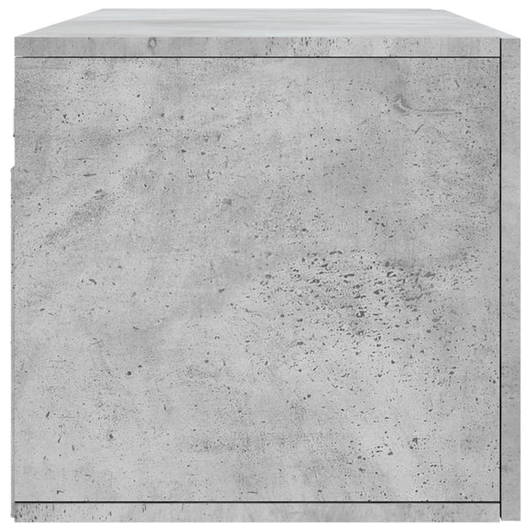 Seinäkaappi betoninharmaa 100x36,5x35 cm tekninen puu