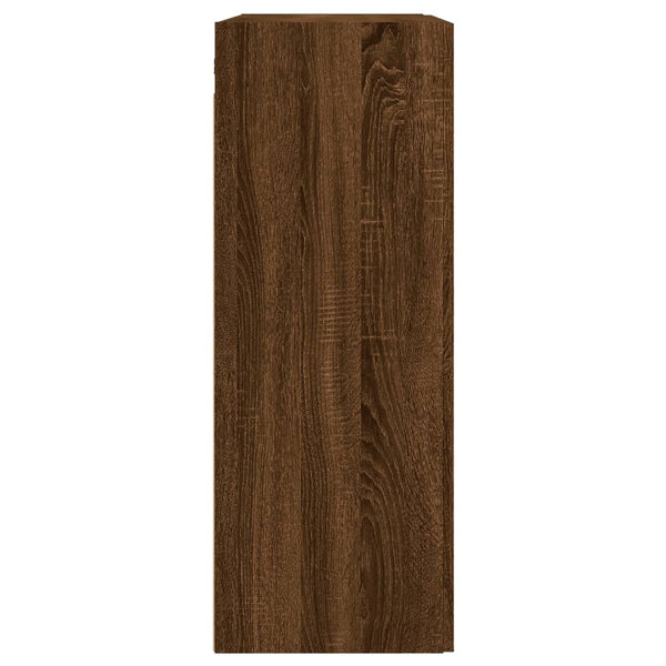 Seinäkiinnitettävä kaappi rusk tammi 69,5x34x90 cm tekninen puu