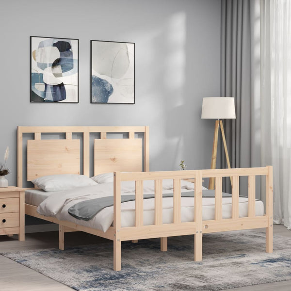 Sängynrunko päädyllä Small Double täysi puu