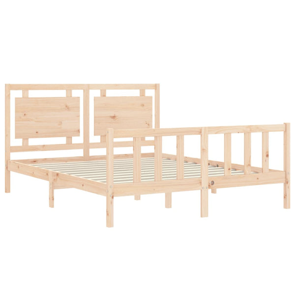 Sängynrunko päädyllä King Size täysi puu