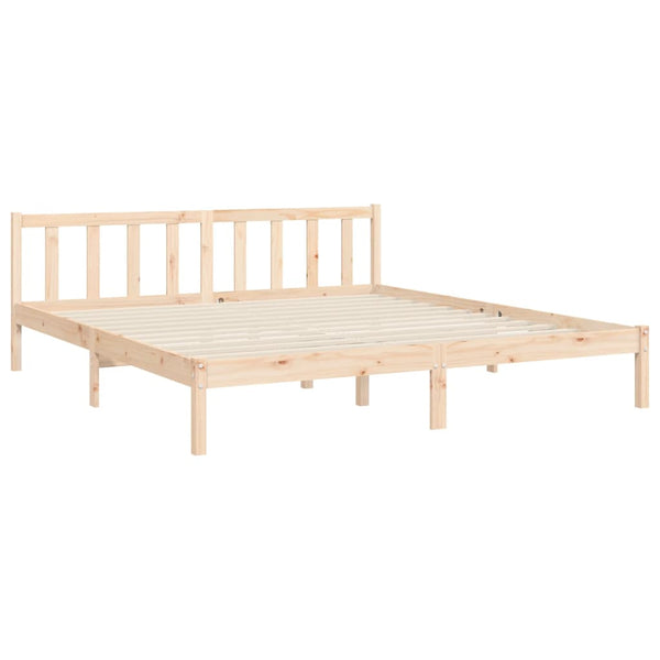 Sängynrunko päädyllä Super King Size täysi puu