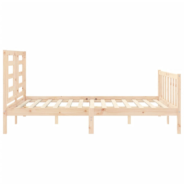 Sängynrunko päädyllä King Size täysi puu