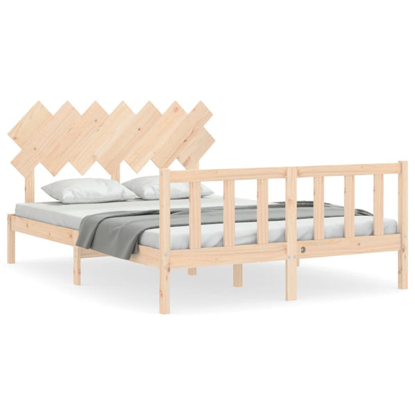 Sängynrunko päädyllä King Size täysi puu