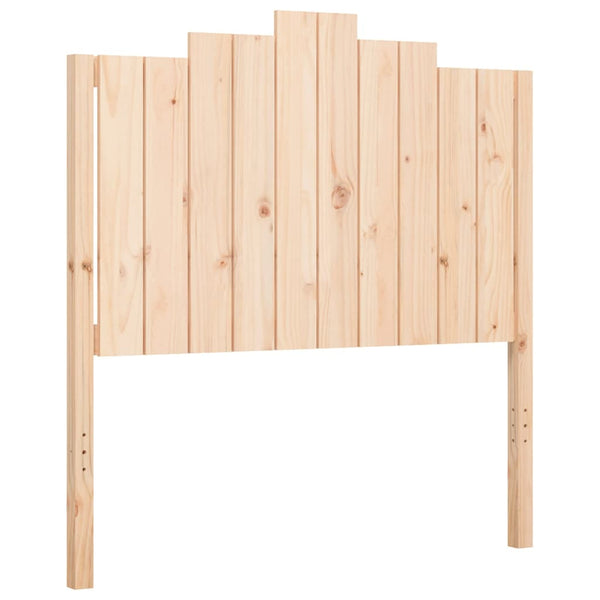 Sängynrunko päädyllä 100x200 cm täysi puu