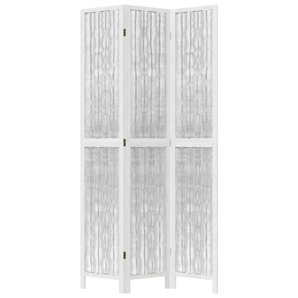 3-Paneelinen tilanjakaja valkoinen täysi keisaripuu