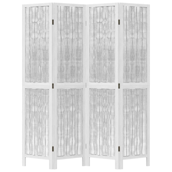 4-Paneelinen tilanjakaja valkoinen täysi keisaripuu