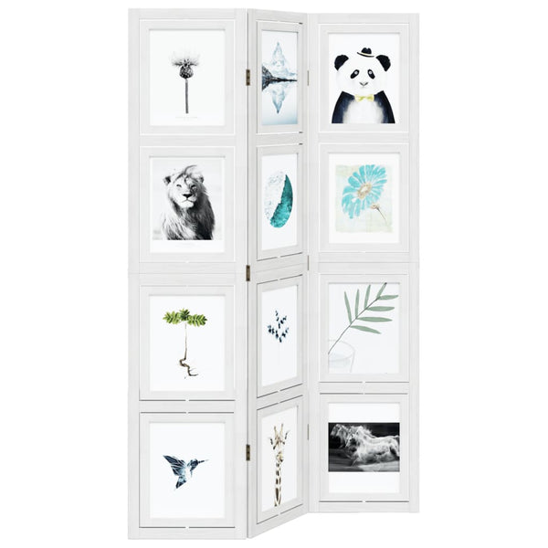 3-Paneelinen tilanjakaja valkoinen täysi keisaripuu