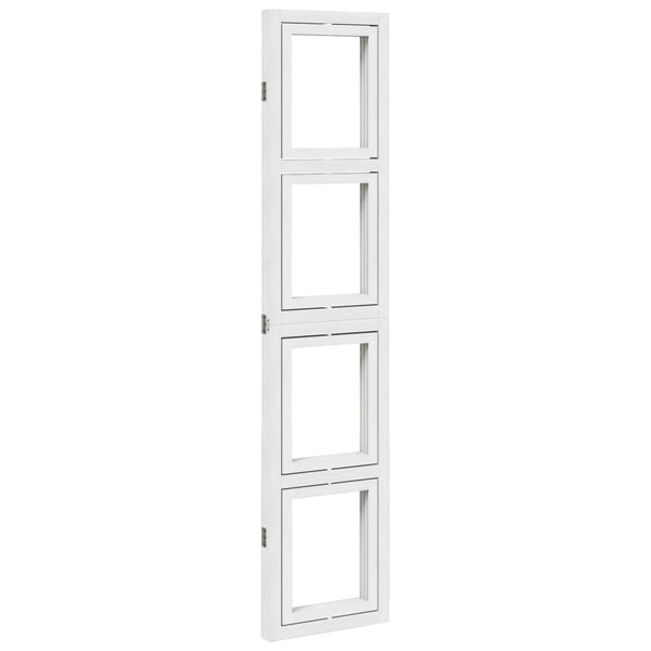 3-Paneelinen tilanjakaja valkoinen täysi keisaripuu