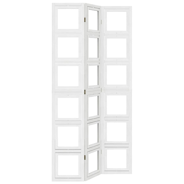 3-Paneelinen tilanjakaja valkoinen täysi keisaripuu