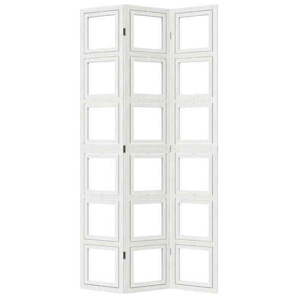 3-Paneelinen tilanjakaja valkoinen täysi keisaripuu