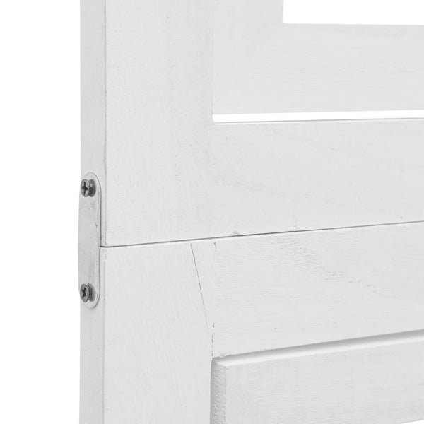 4-Paneelinen tilanjakaja valkoinen täysi keisaripuu