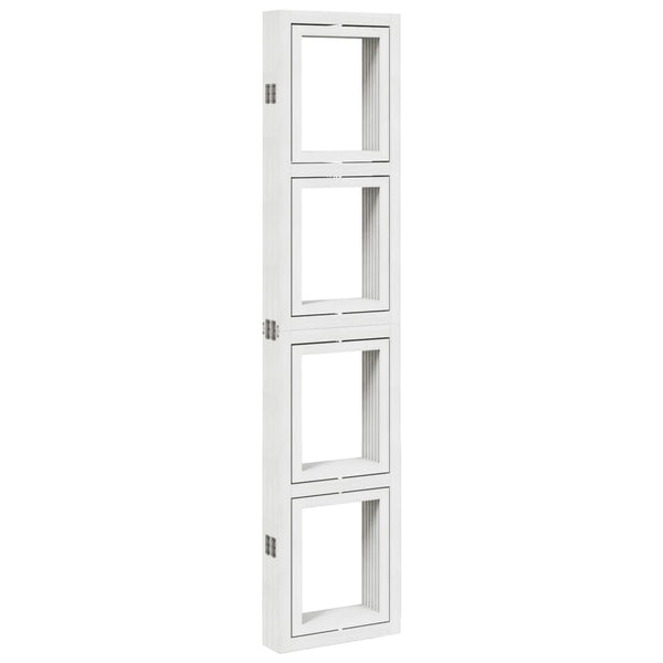 6-Paneelinen tilanjakaja valkoinen täysi keisaripuu