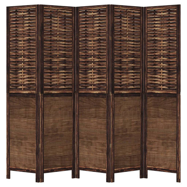 Tummanruskea paneelinen tilanjakaja Hartin 5- (keisaripuu)