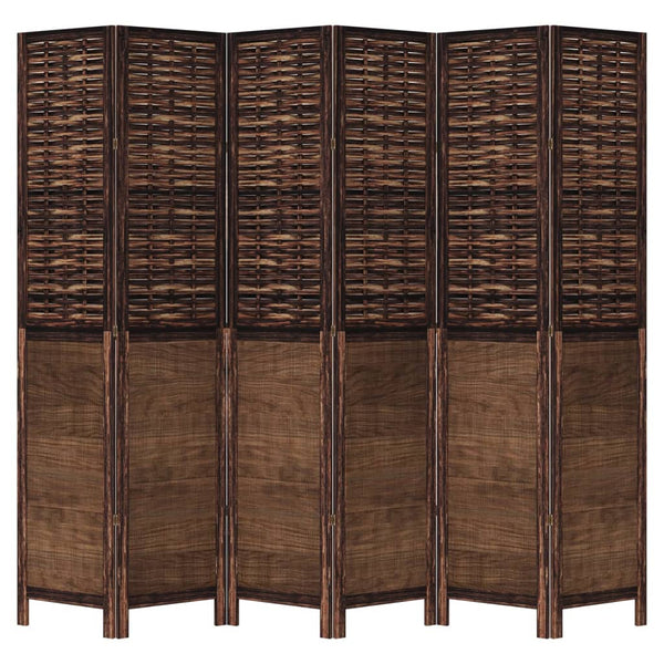 Tummanruskea 6-paneelinen tilanjakaja Hartin (keisaripuu)