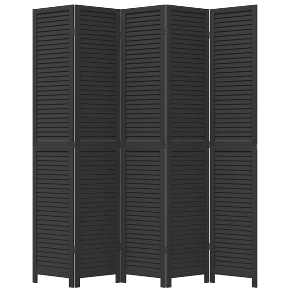 Musta 5-paneelinen tilanjakaja Taft (keisaripuu)