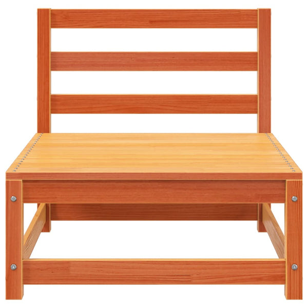 2-istuttava Puutarhasohva ja rahi vahanruskea täysi mänty