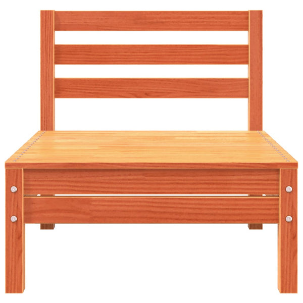 3-istuttava Puutarhasohva vahanruskea täysi mänty