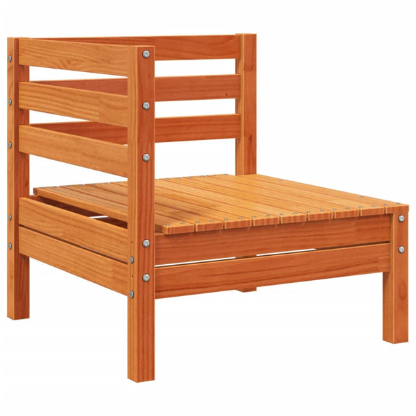 3-istuttava Puutarhasohva rahilla vahanruskea täysi mänty