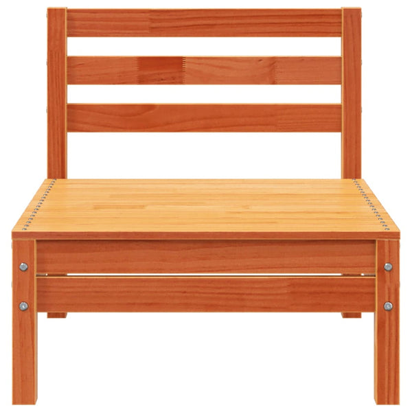 3-istuttava Puutarhasohva rahilla vahanruskea täysi mänty