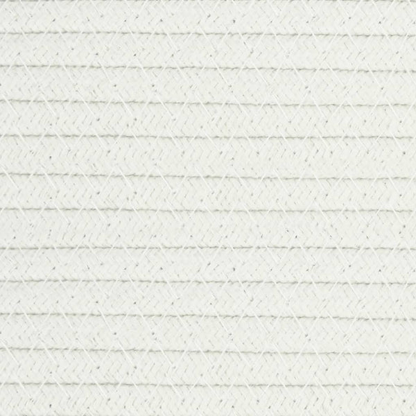 Pyykkikori harmaa ja valkoinen Ø55x36 cm puuvilla