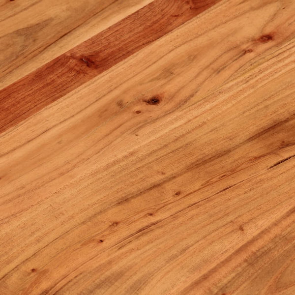 Pöytälevy Ø90x2,5 cm pyöreä täysi akasiapuu