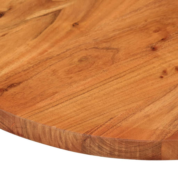 Pöytälevy 100x50x2,5 cm ovaali täysi akasiapuu