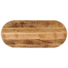 Pöytälevy 110x50x2,5 cm ovaali täysi karkea mangopuu