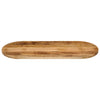 Pöytälevy 100x40x3,8 cm ovaali täysi karkea mangopuu