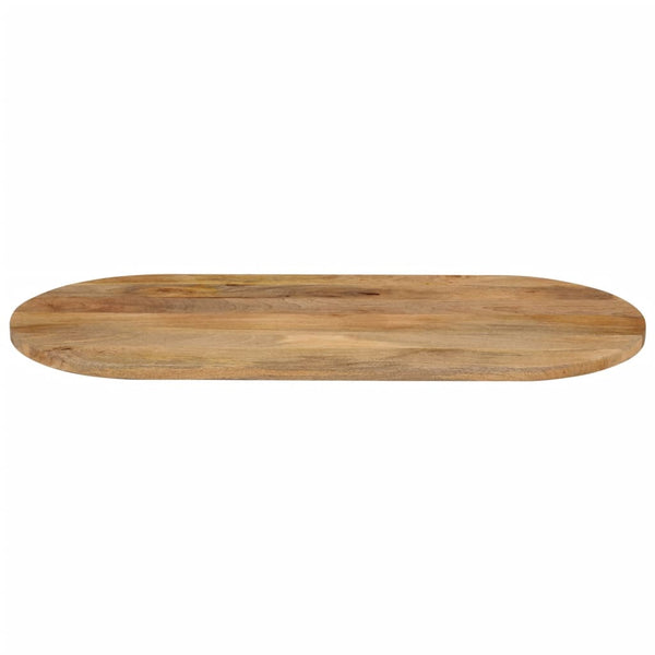 Pöytälevy Alustria 120x60x3,8cm (ovaali mangopuu)