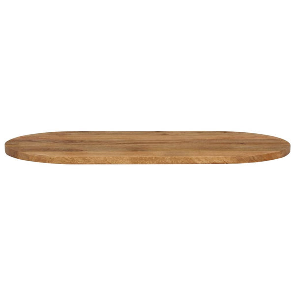 Pöytälevy 80x40x2,5 cm ovaali täysi mangopuu