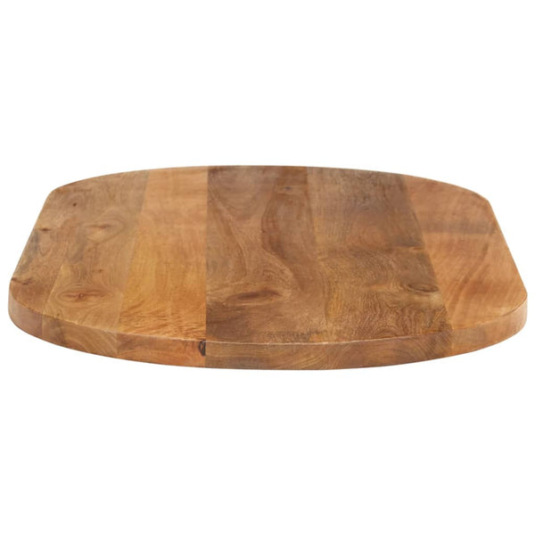 Pöytälevy 80x40x2,5 cm ovaali täysi mangopuu