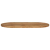 Pöytälevy 100x40x2,5 cm ovaali täysi mangopuu