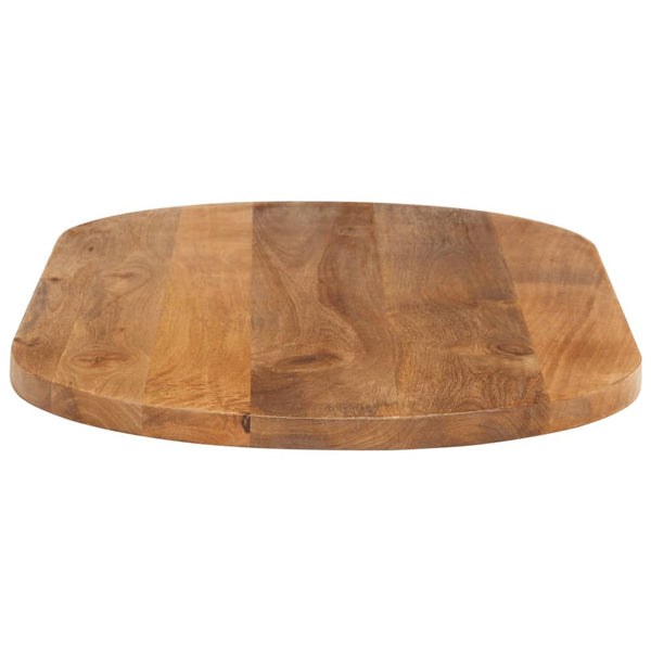 Pöytälevy 80x40x3,8 cm ovaali täysi mangopuu