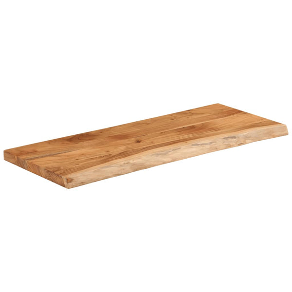 Pöytälevy 110x40x2,5 cm suorakaide täysi akasiapuu elävä reuna