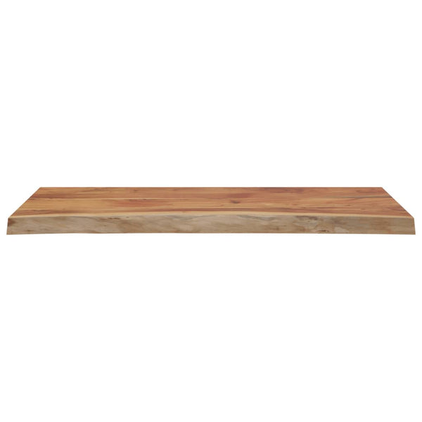 Pöytälevy 110x40x2,5 cm suorakaide täysi akasiapuu elävä reuna