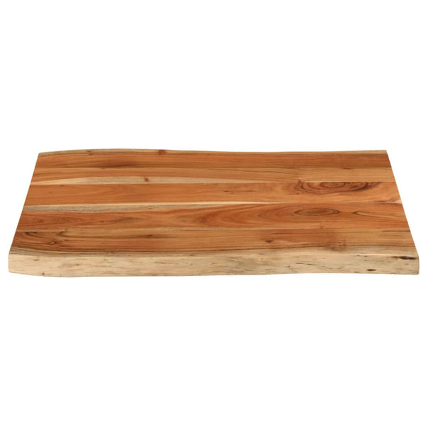 Pöytälevy Silas 90x60x3,8cm (suorakaide akasiapuu elävä reuna)