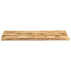 Pöytälevy elävä reuna Silas 140x60x2,5cm (karkea mangopuu)