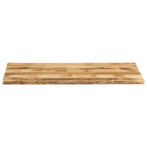Pöytälevy elävä reuna Silas 140x60x2,5cm (karkea mangopuu)