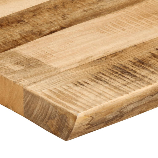 Pöytälevy elävä reuna Silas 140x60x2,5cm (karkea mangopuu)