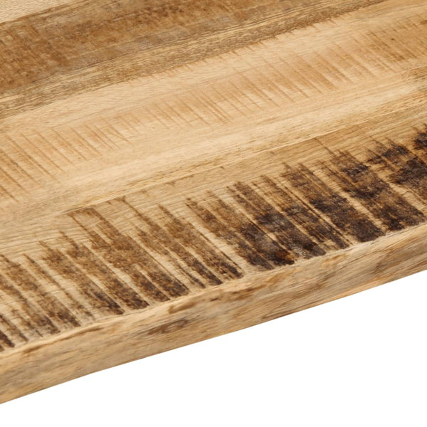 Pöytälevy elävä reuna Silas 140x60x2,5cm (karkea mangopuu)
