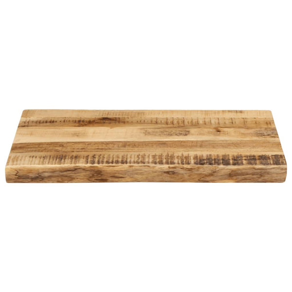 Pöytälevy elävä reuna Silas 70x40x3,8cm (karkea mangopuu)