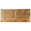 Pöytälevy elävä reuna Silas 140x60x3,8cm (karkea mangopuu)