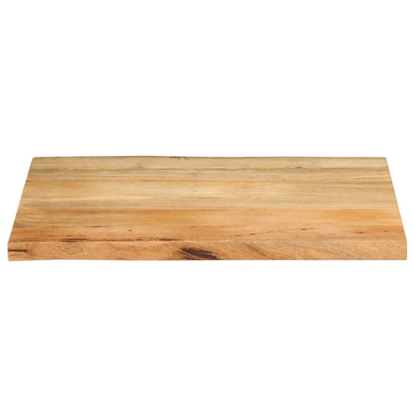 Pöytälevy 80x60x3,8 cm elävä reuna täysi mangopuu