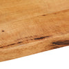 Pöytälevy 80x60x3,8 cm elävä reuna täysi mangopuu