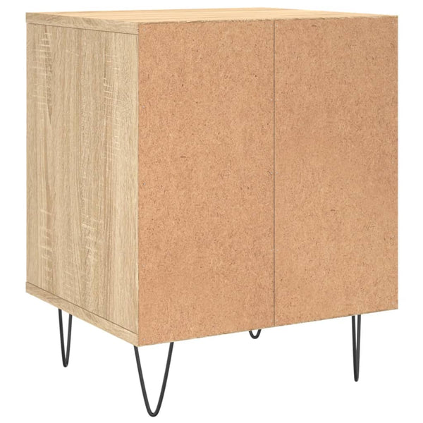 Yöpöydät 2 kpl Sonoma-tammi 40x35x50 cm tekninen puu